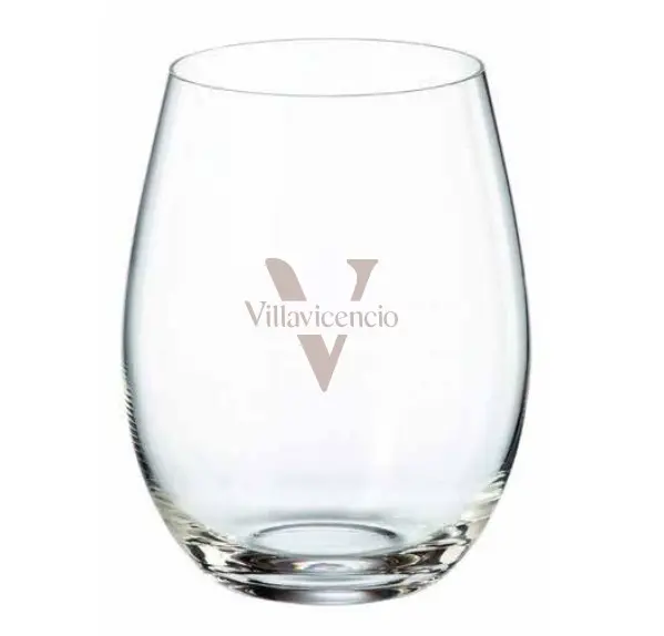 vaso bombé cristal